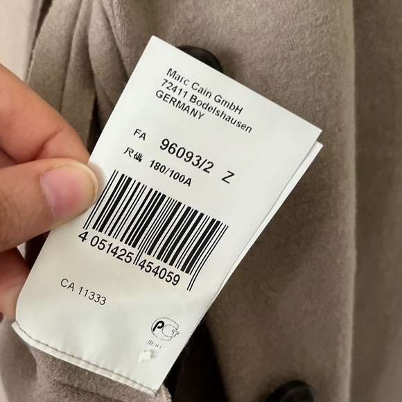 MARC CAIN Virgin Wool-Cashmere Blazer Jacket - Picture 9 of 13